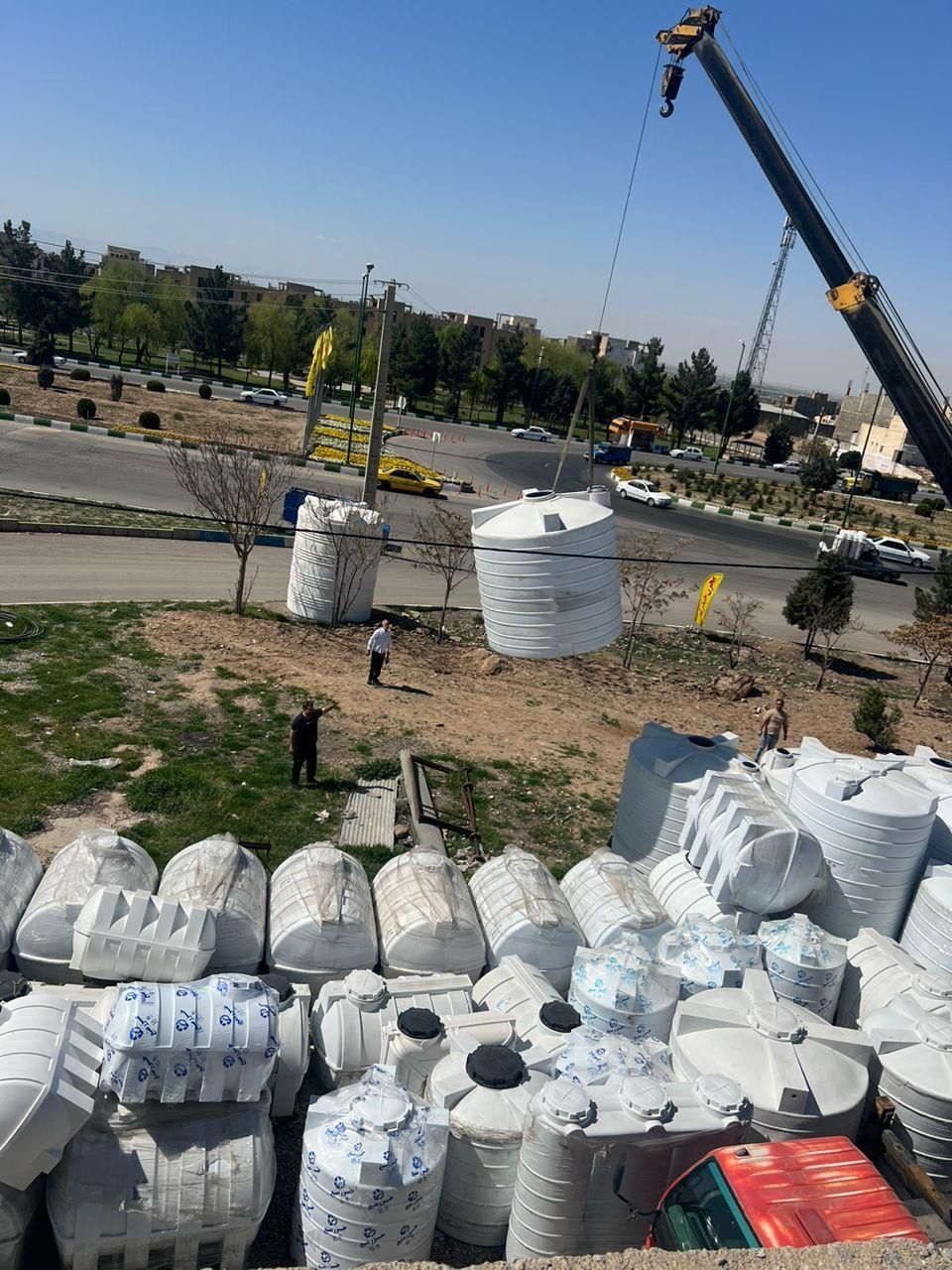 ۱۰۰۰۰خزرمنبع برند اول  مخزن آب پلی اتیلن وتانکر|مصالح و تجهیزات ساختمان|کرج, فاز ۱ مهرشهر|دیوار