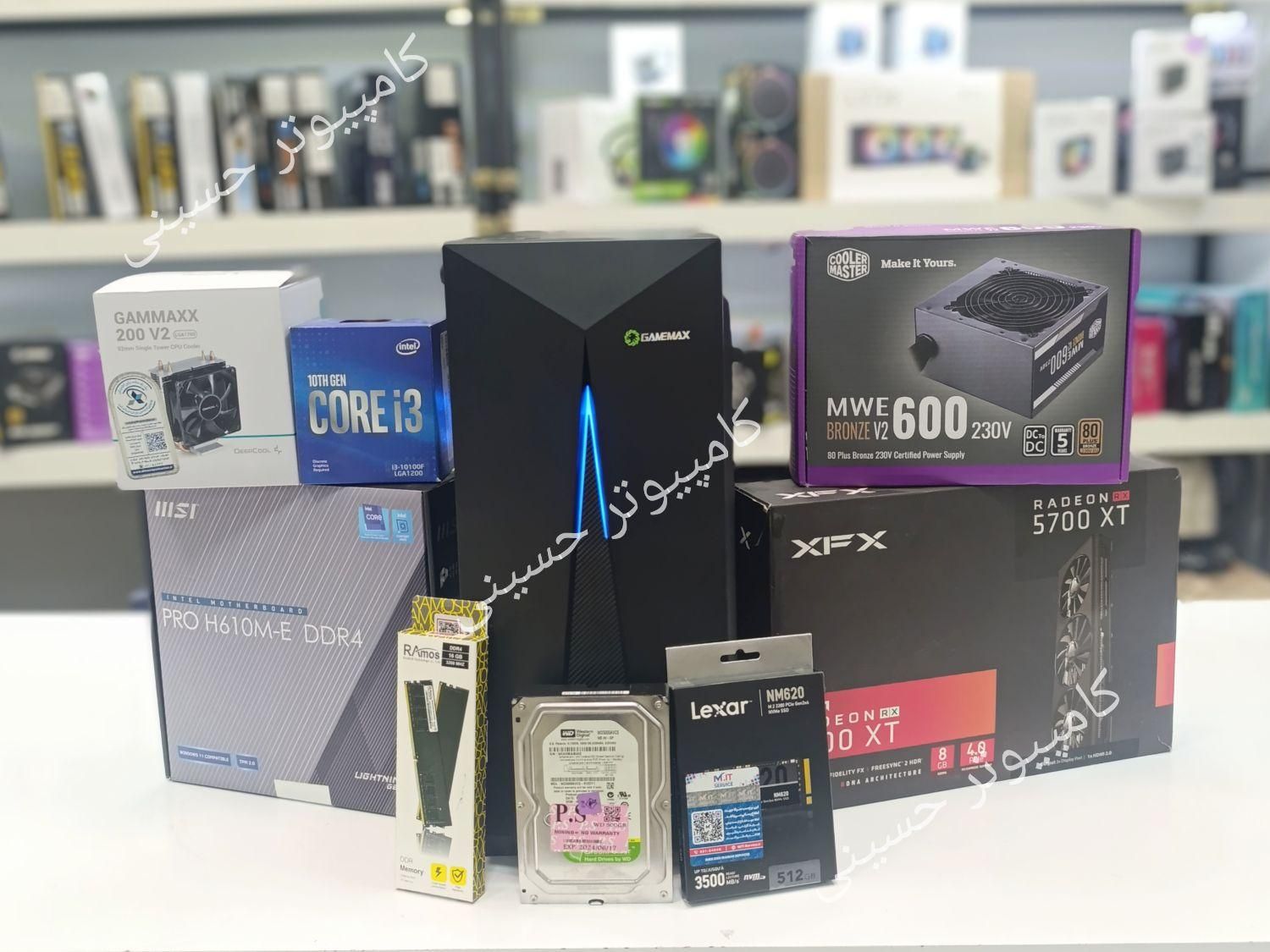 کیس کامپیوتر گیمینگ خفن نسل۱۲ گرافیک5700XT هاردSSD|رایانه رومیزی|مشهد, کلاهدوز|دیوار