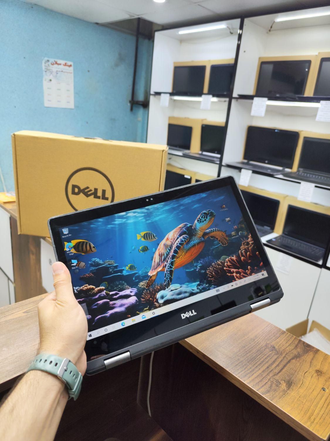 لپ تاپ dell پردازنده core i7 تاچ 360|رایانه همراه|گلستان (تهران), |دیوار