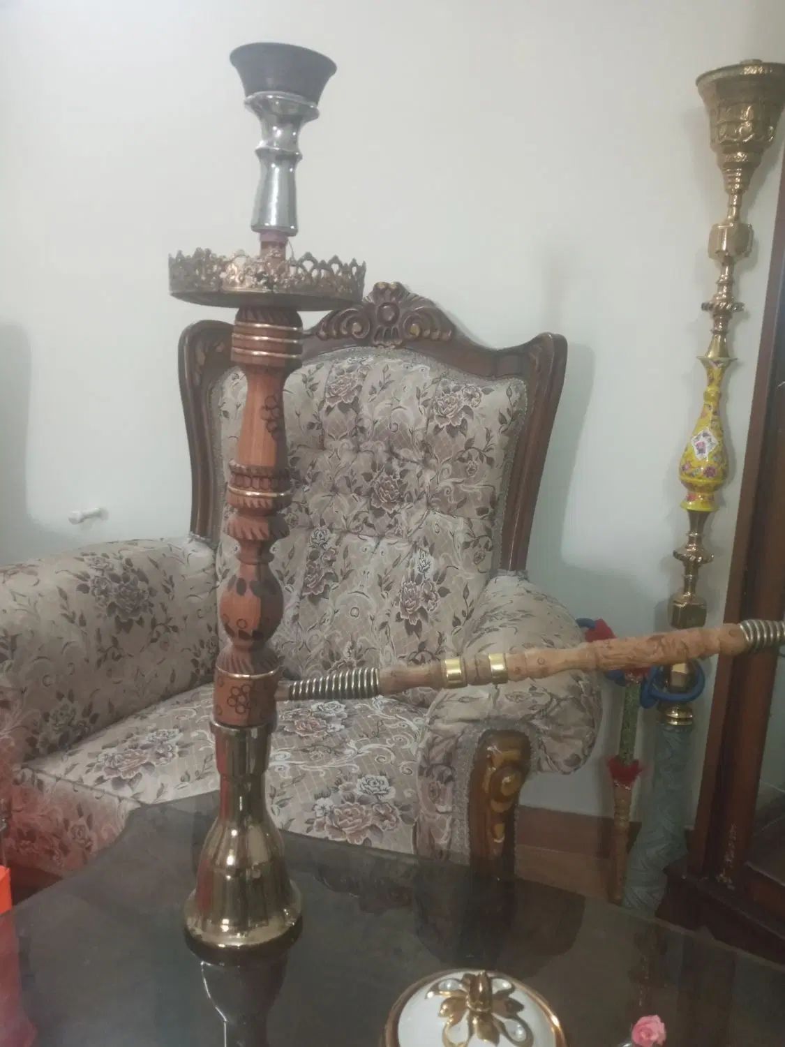 قلیان چوبی|صنایع دستی و سایر لوازم تزئینی|تهران, فلاح|دیوار