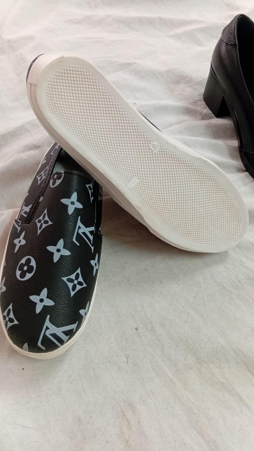 ۲جفت کفش نو زنانه چرم سایز۳۹ و۳۷)|کیف، کفش، کمربند|قم, آذر (نکویی)|دیوار