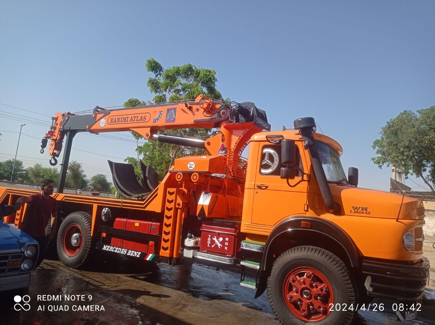 جرثقیل ۱۵ تن|خدمات حمل و نقل|شوش, |دیوار