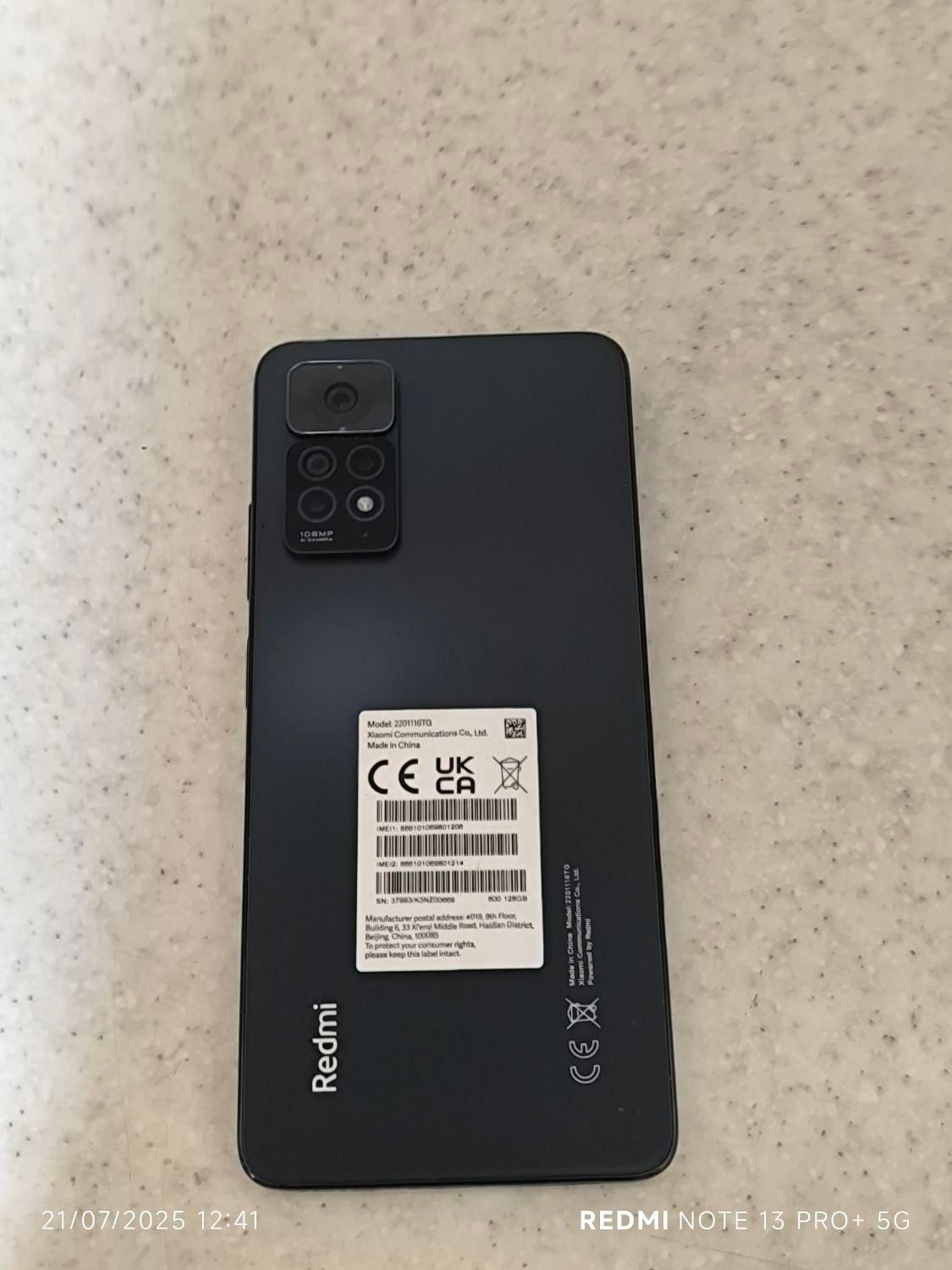 شیائومی Redmi Note 11 Pro با حافظهٔ ۱۲۸ گیگابایت|موبایل|زرند, |دیوار
