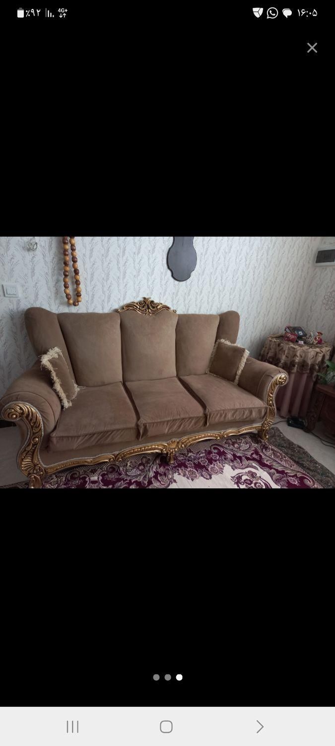 مبل سالم بدلیل کمبود جا میفروشم تخفیف هم داره|مبلمان خانگی و میز عسلی|کرج, محمود آباد|دیوار