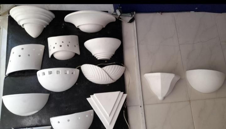 چراغ دیواری گچی|ریسه و چراغ تزئینی|تهران, جوادیه تهرانپارس|دیوار