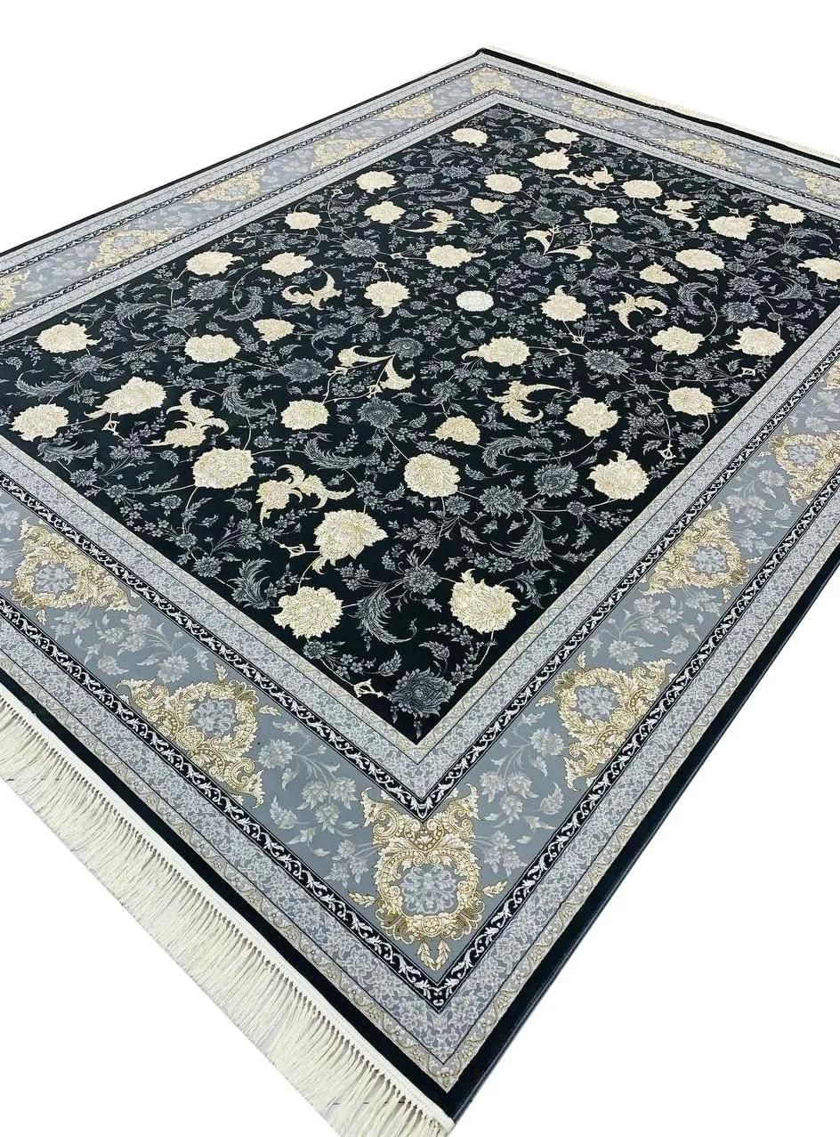 فرش افشان طرح آبان1000شانه نقره ایی طوسی و دودی|فرش|شیراز, عادل آباد|دیوار