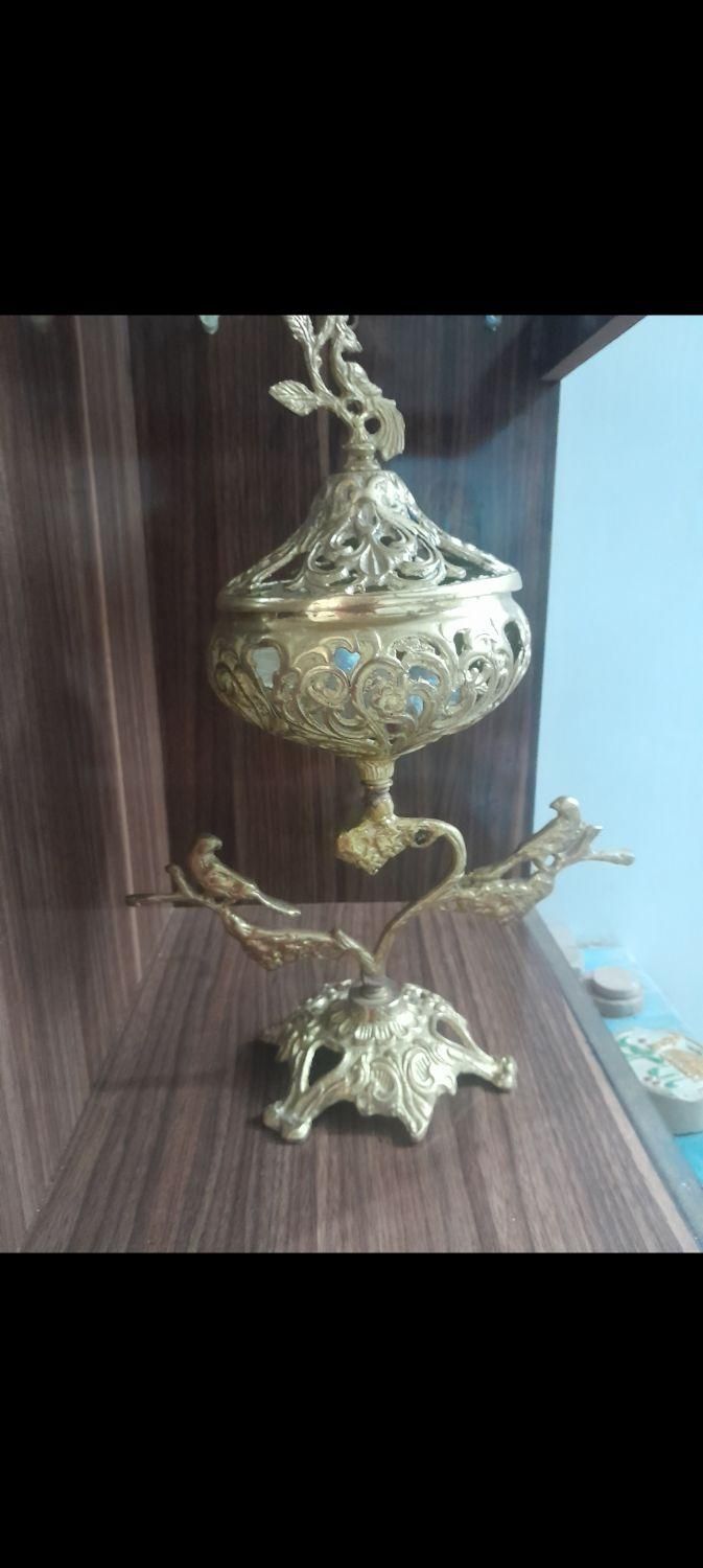 جا شکلاتی برنجی|ظروف سرو و پذیرایی|دهگلان, |دیوار