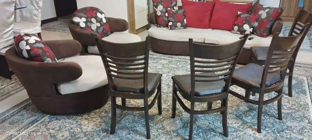 نیم ست|مبلمان خانگی و میز عسلی|تهران, گلستان (شهرک راه آهن)|دیوار