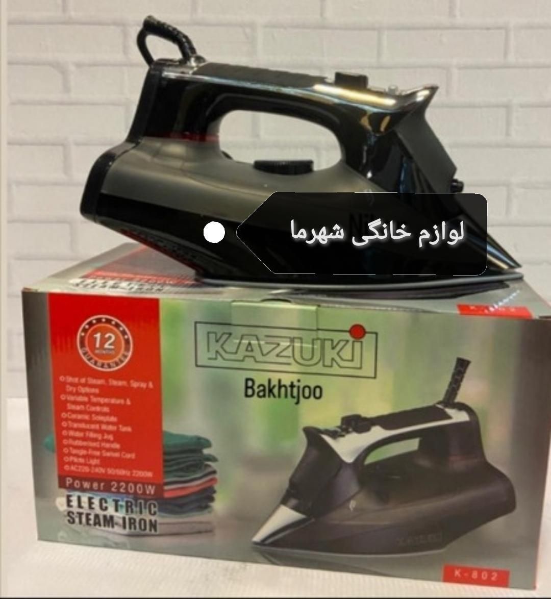 اتو بخار کازوکی دستی کف سرامیکی باگارانتی اتوبخار|اتو و لوازم اتو|مشهد, جانباز|دیوار