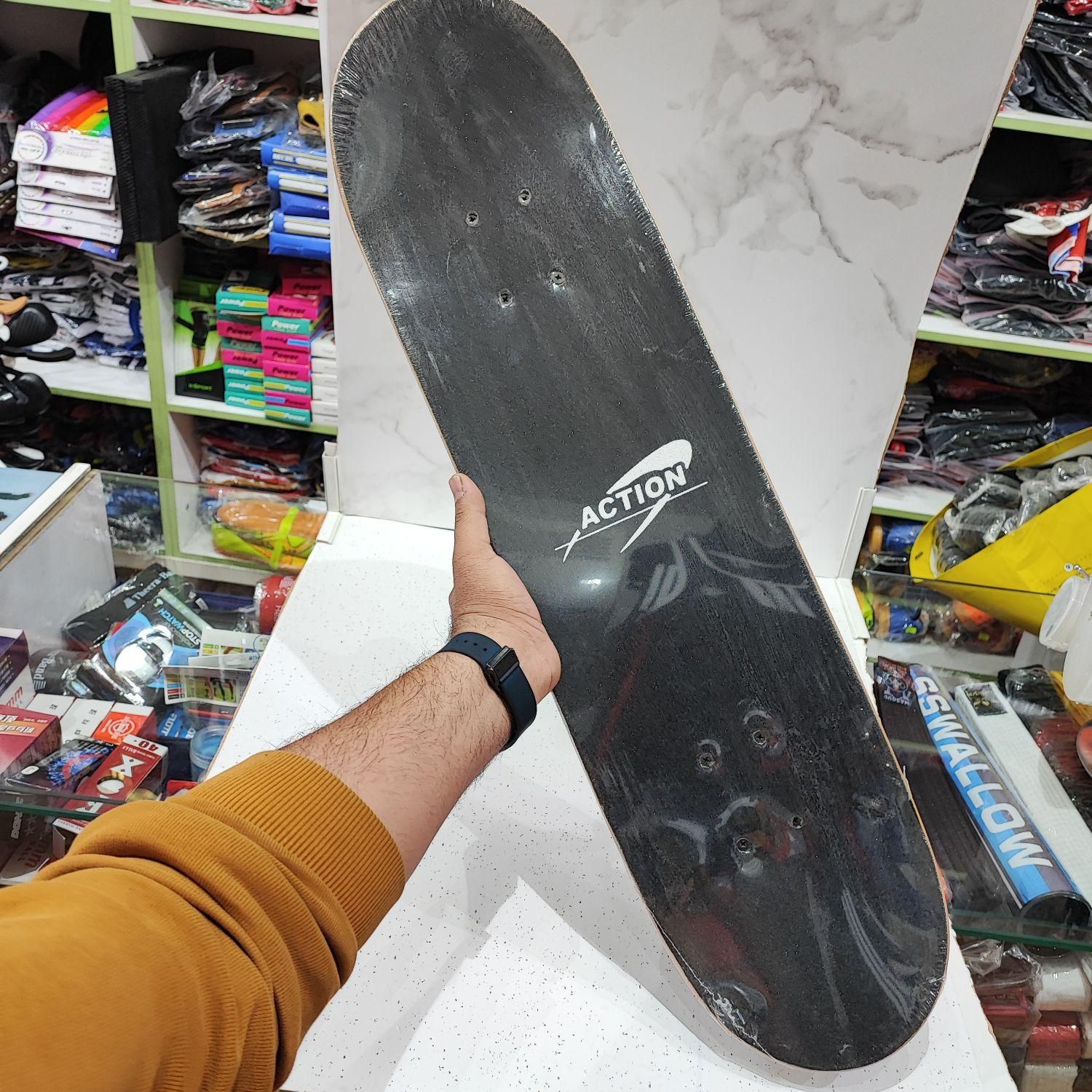 اسکیت برد چوبی ۸ لایه حرفه ای اکشن|دوچرخه، اسکیت، اسکوتر|اسلامشهر, شهرک واوان|دیوار