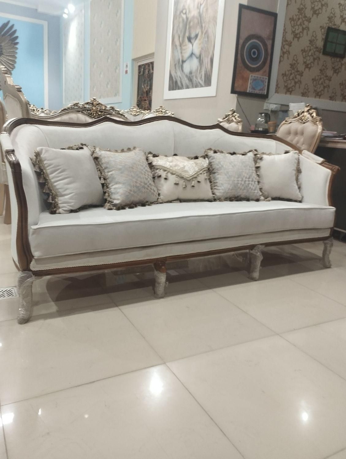 مبل سلطنتی|مبلمان خانگی و میز عسلی|اسلام‌‌آباد غرب, |دیوار