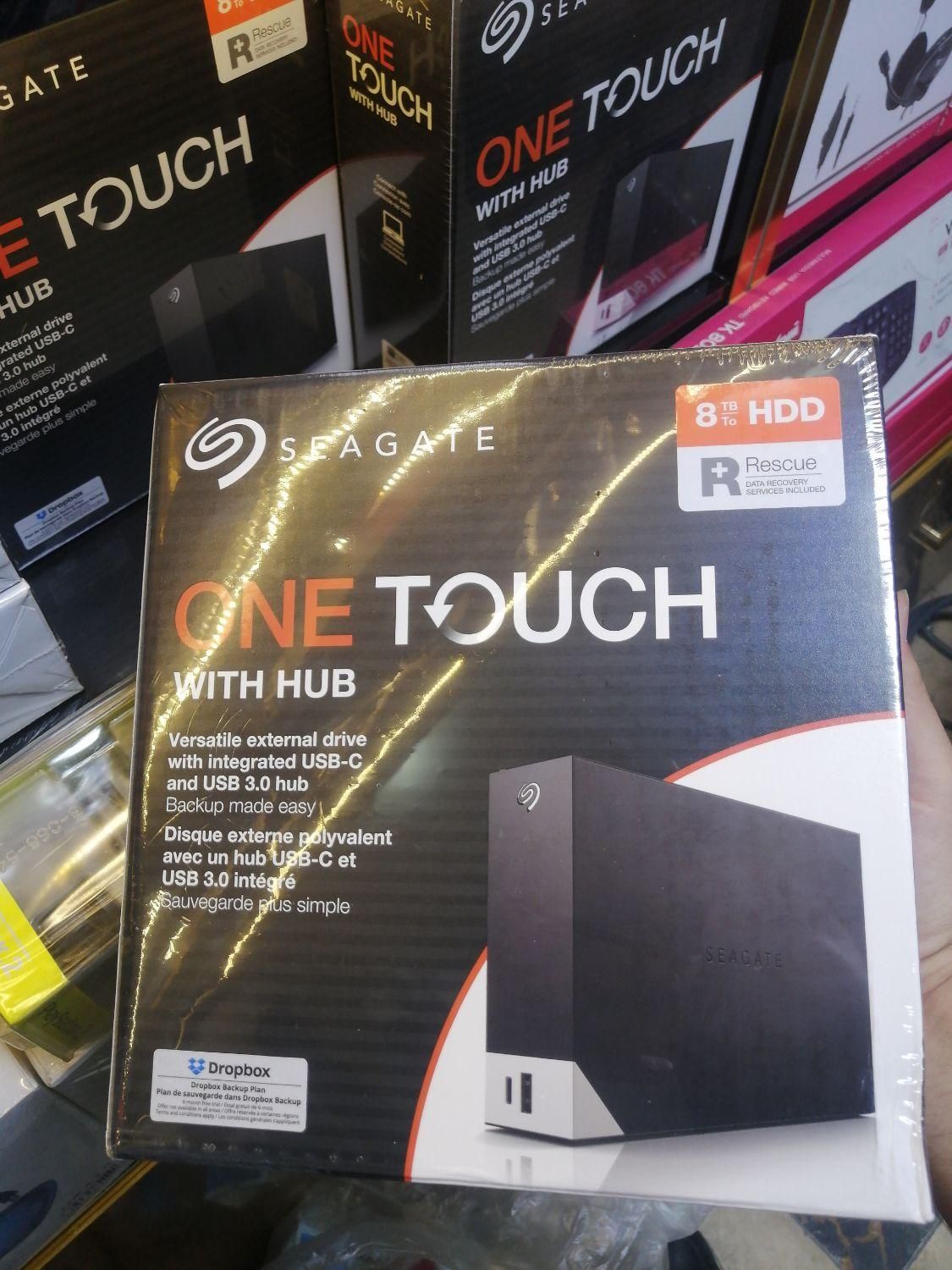 هارد اکسترنال آمریکایی 8 ترا Seagate One Touch|قطعات و لوازم جانبی رایانه|ری, فیروزآبادی|دیوار