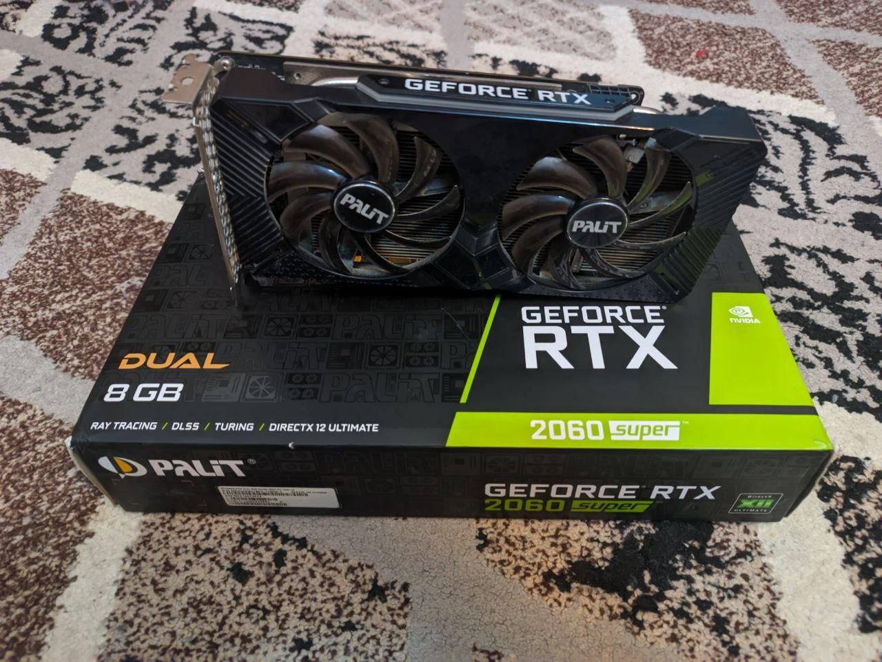 کارت گرافیک rtx 2060 super palit dual|قطعات و لوازم جانبی رایانه|ابهر, |دیوار