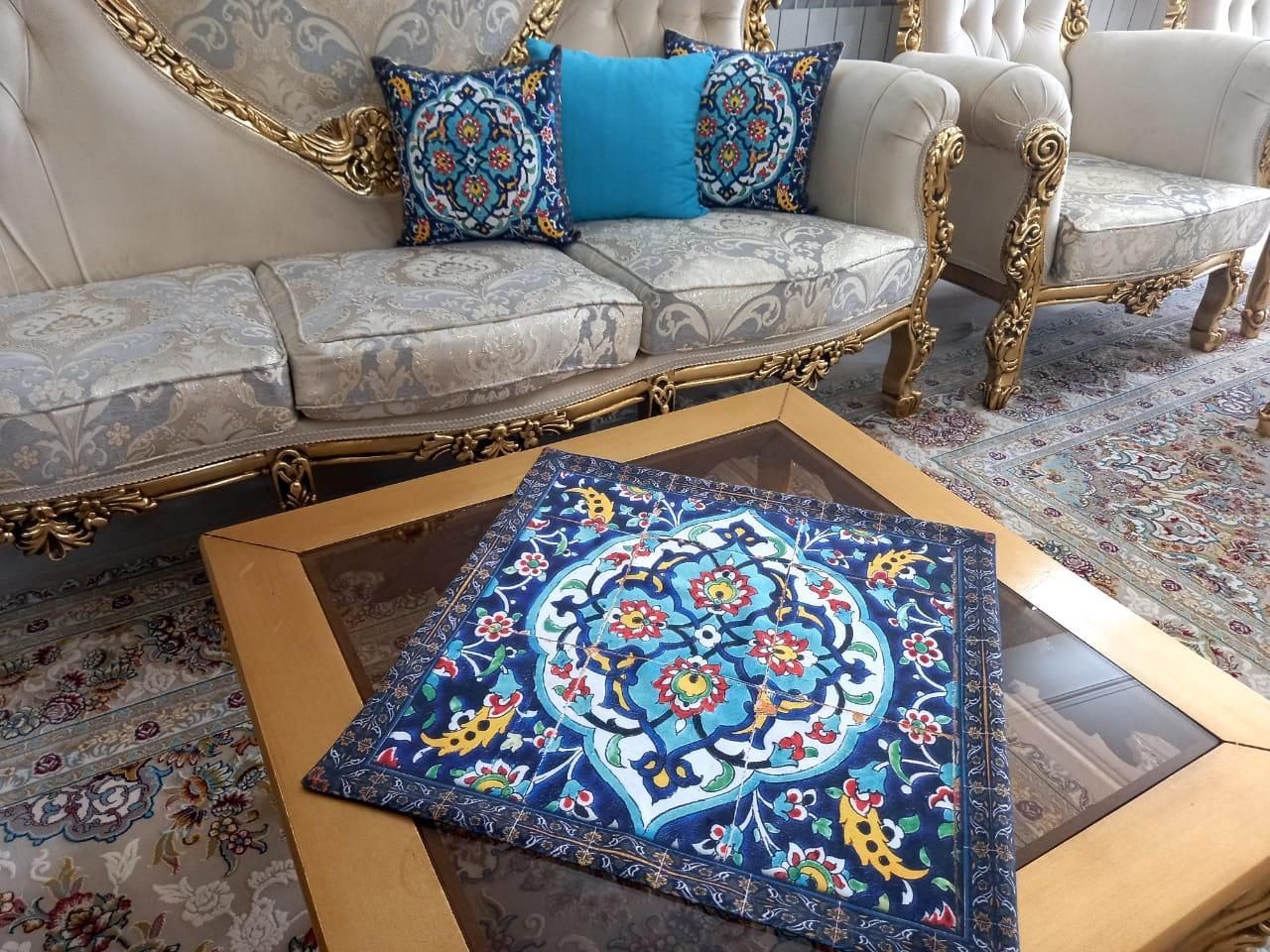 انواع رومیزی رانر مخمل آستر دوزی شده 90 سانتی|پرده، رانر، رومیزی|تهران, منیریه|دیوار