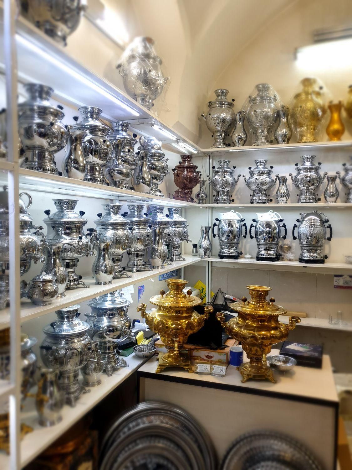 hhg سماور ذغالیvts زغالی برنجی مسی برقی گازی|سماور، چای‌ساز، قهوه‌ساز|اصفهان, دستگرده|دیوار