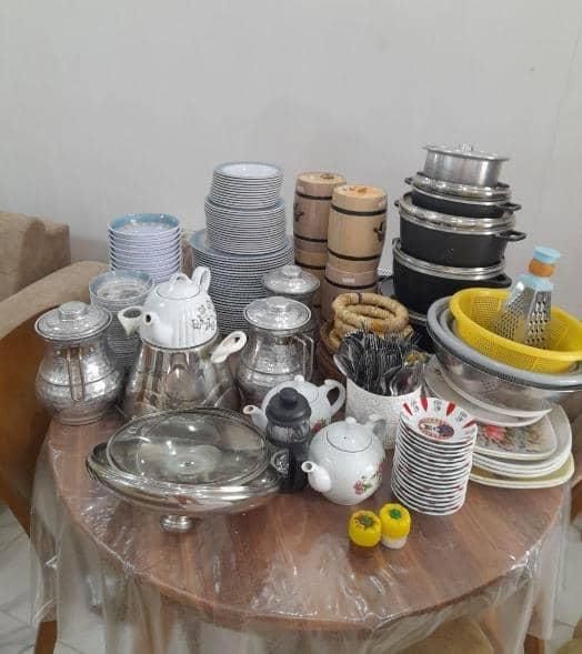 فروش ظروف غذا خوری به صورت یکجا|ظروف سرو و پذیرایی|رشت, استقامت ۲|دیوار