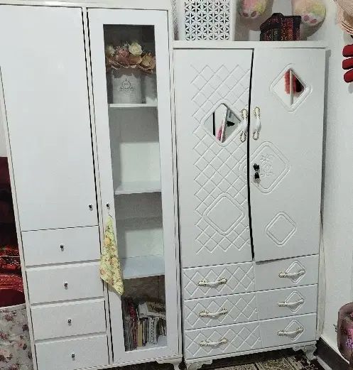 کمد لباس بچه و کمد سفید و سماور نو آبمیوه گیر|جاکفشی، کمد، دراور|نورآباد, |دیوار