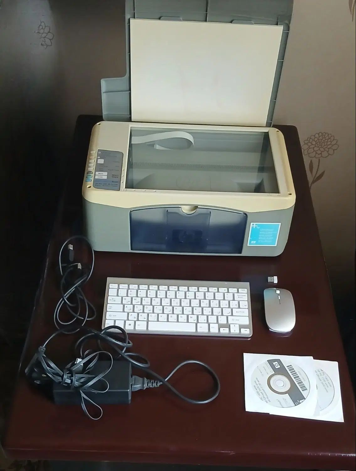 پرینتر سه کاره HP PSC 1410 به همراه کیبورد و ماوس|پرینتر، اسکنر، کپی، فکس|رشت, حاجی آباد|دیوار