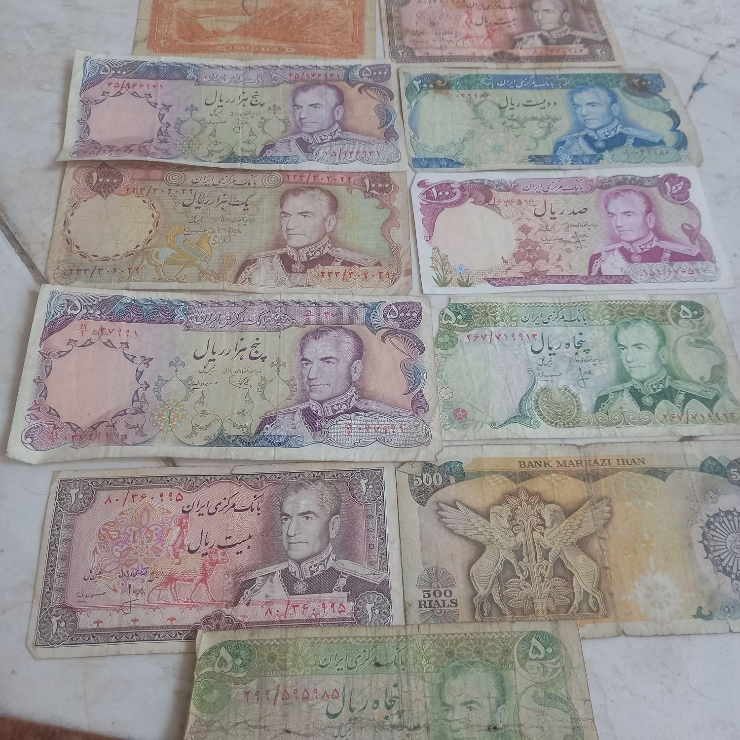 اسکناس پهلوی|کلکسیون اشیاء عتیقه|تهران, تهران‌سر|دیوار