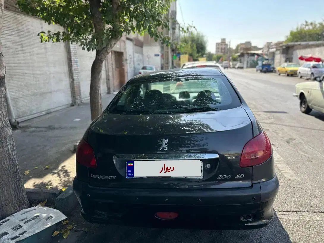 پژو 206 SD V8، مدل ۱۳۹۲|خودرو سواری و وانت|تهران, خانی‌آباد|دیوار