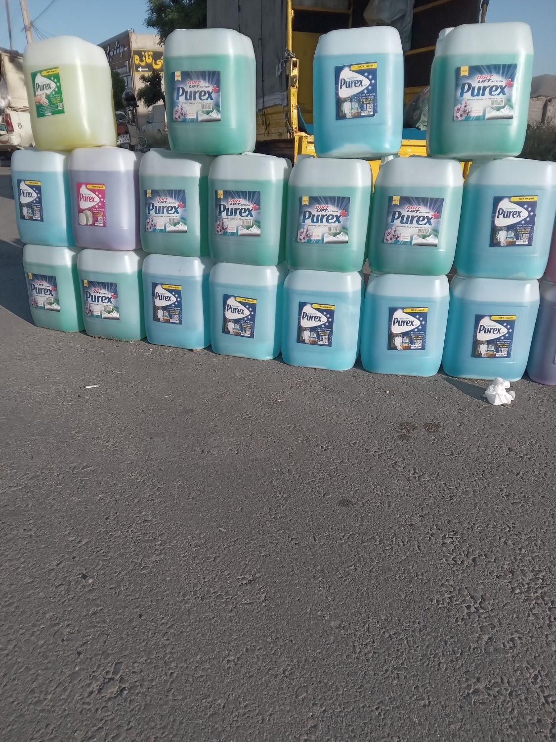 مایع ۱۰ لیتری دست ظرفشوی ولباسشوی|مواد شوینده و دستمال کاغذی|قروه, |دیوار