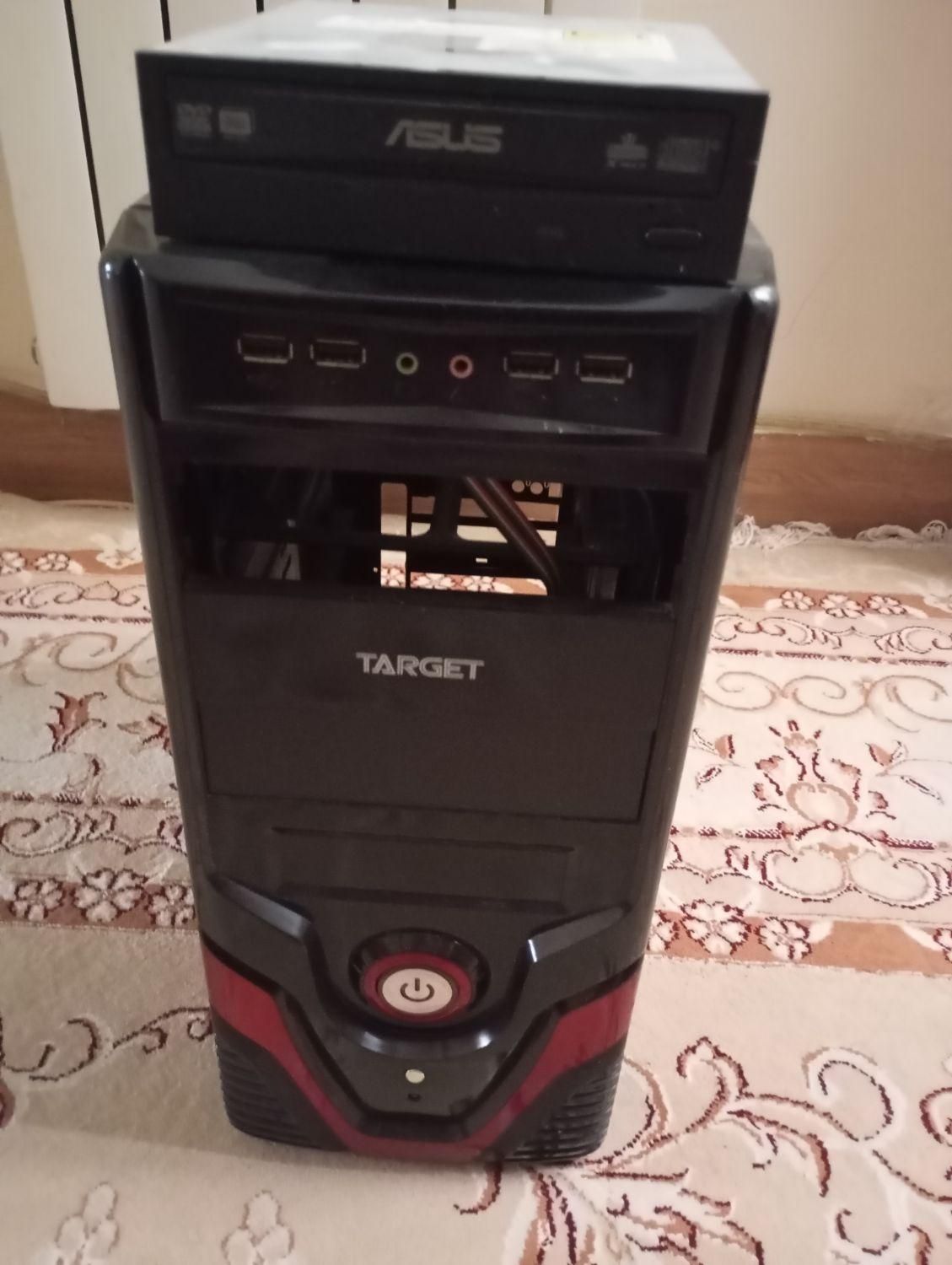 کیس خالی مشکی و دی وی دی درایو asus سالم|قطعات و لوازم جانبی رایانه|تهران, افسریه|دیوار