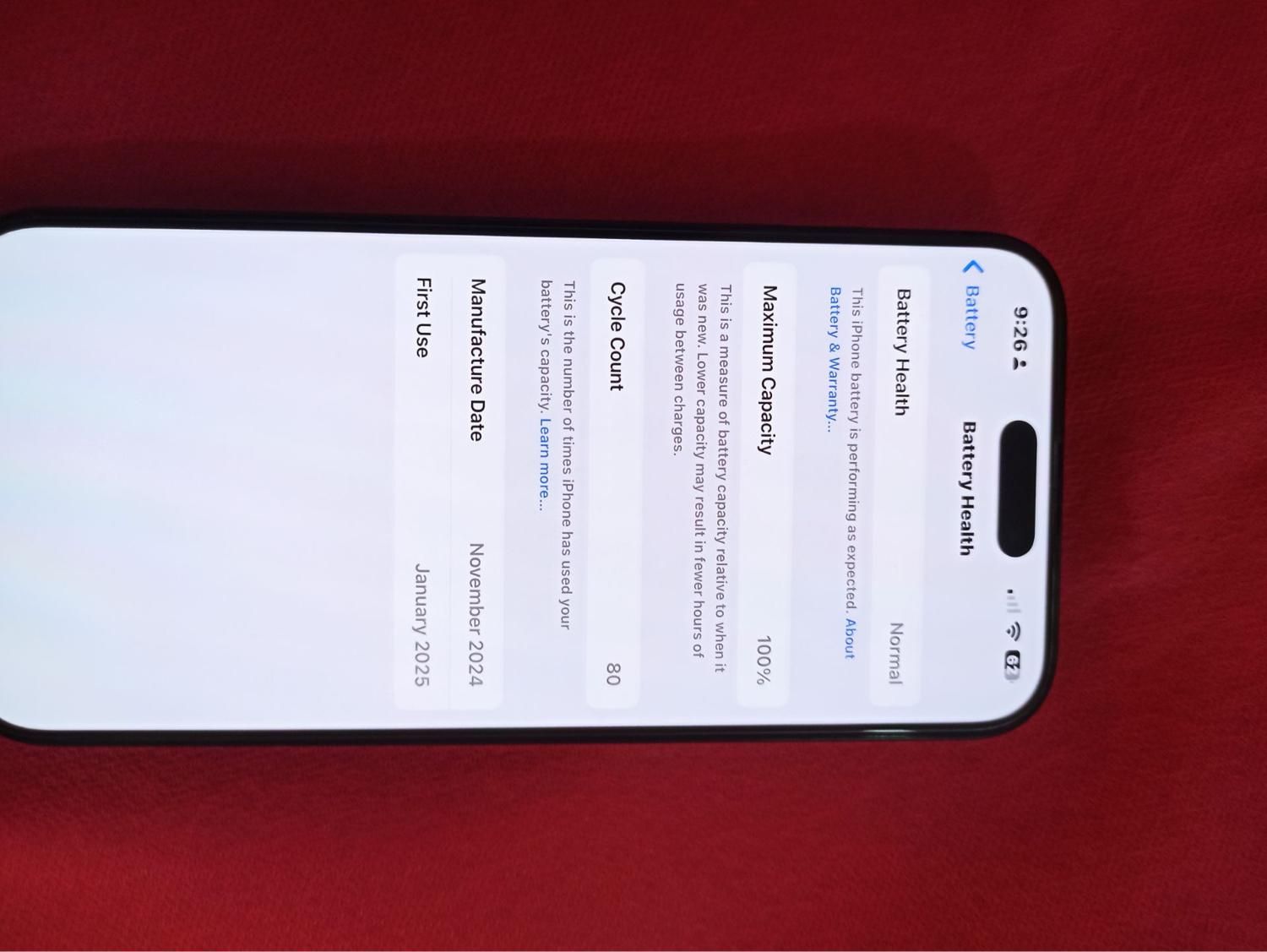 اپل iPhone 16 Pro Max با حافظهٔ ۲۵۶ گیگابایت|موبایل|تهران, گلاب دره|دیوار
