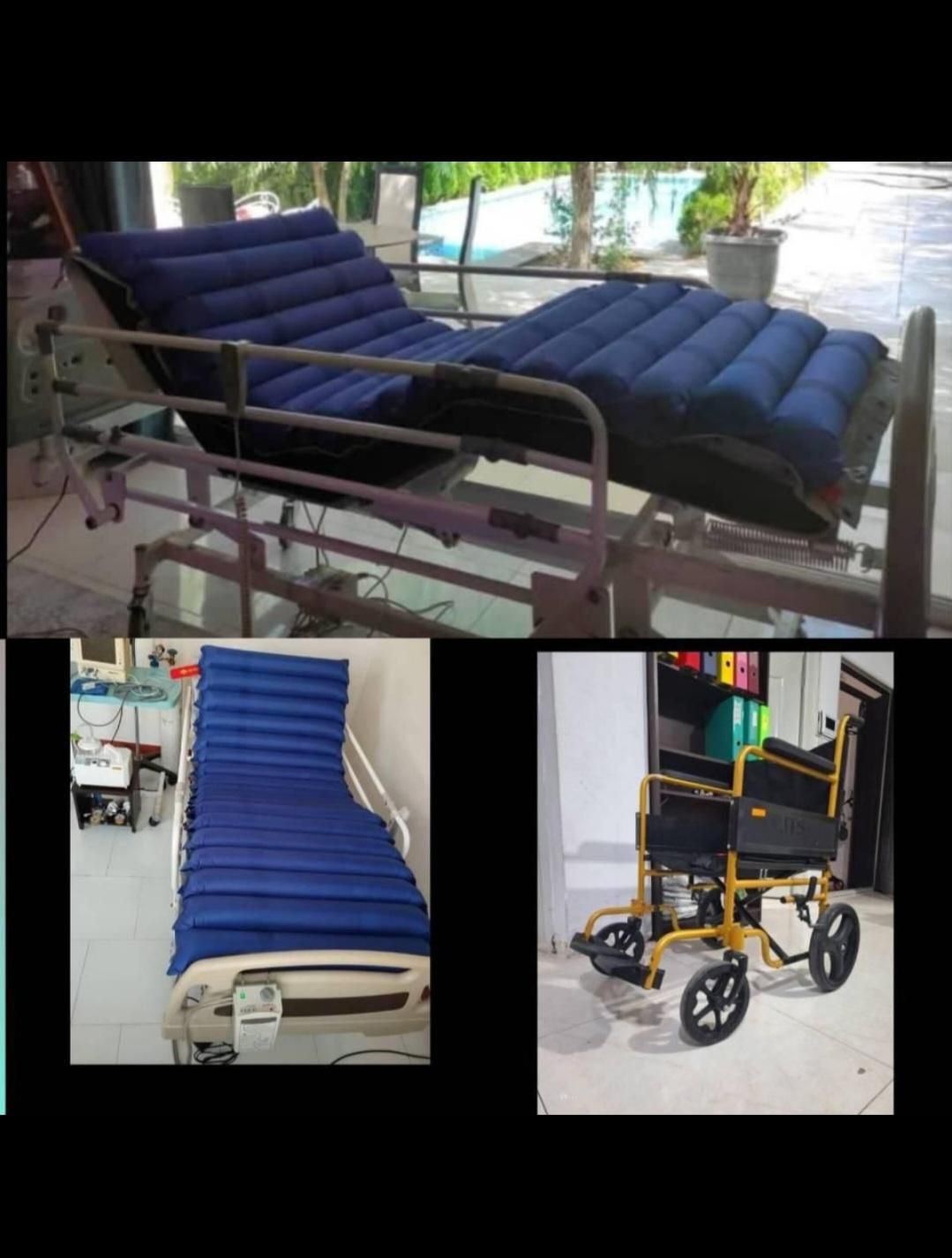 تخت‌ برقی بیمارستانی تشک مواج ویلچراجاره|آرایشی، بهداشتی، درمانی|تهران, آذری|دیوار