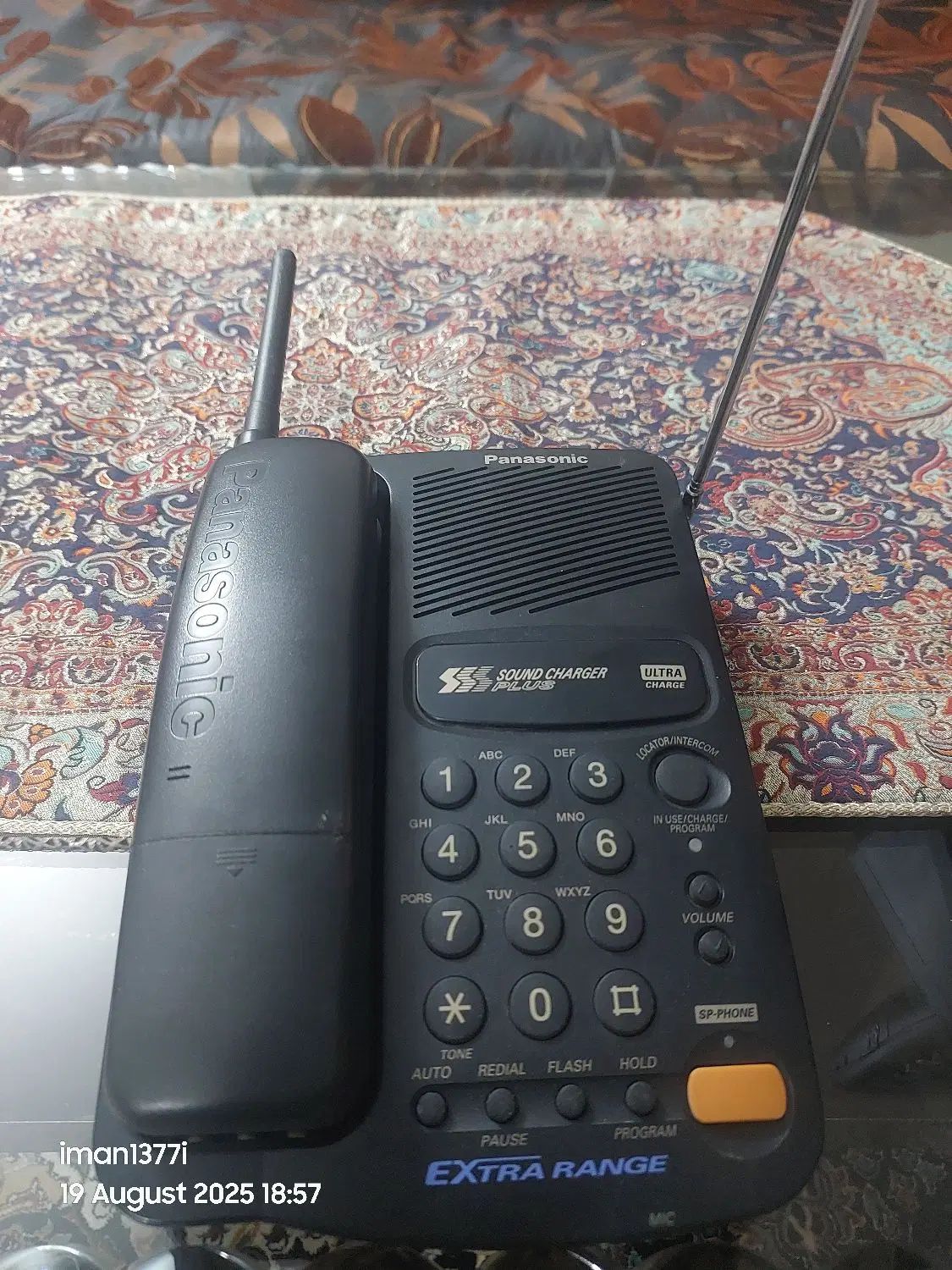 ۲ عدد تلفن پاناسونیک نیازمند تعمیر جزئی|تلفن رومیزی|مشهد, ده دی|دیوار