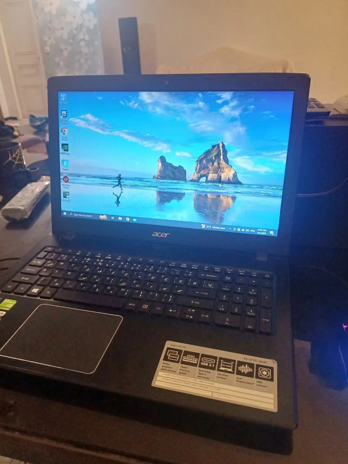 لپتاپ گیمینگ Acer aspire e15|رایانه همراه|تهران, جنت‌آباد مرکزی|دیوار