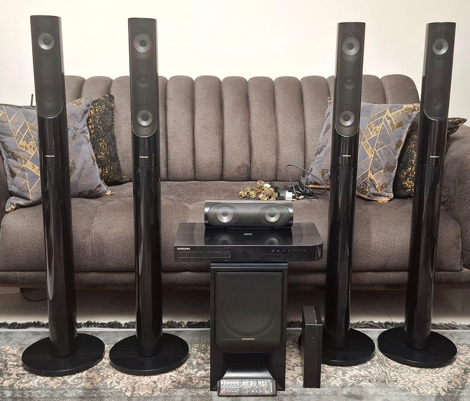 سینما خانگی سامسونگ ۱۱۰۰ وات ۳D بلوری 5550 وایرلس|سیستم صوتی خانگی|تهران, ستارخان|دیوار