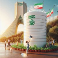مخزن آب Polymer تانکر منبع ویلا باغ باغچه|مصالح و تجهیزات ساختمان|تهران, شهرک غرب|دیوار