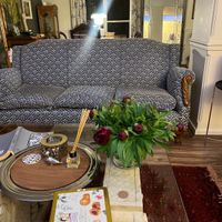 کاناپه سه نفره پارچه و چوب|مبلمان خانگی و میز عسلی|تهران, امانیه|دیوار