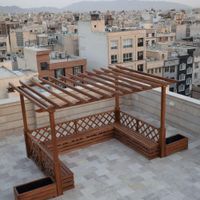 پرگولای چوبی مناسب روفگاردن و محوطه سازی|مصالح و تجهیزات ساختمان|تهران, نیرو هوایی|دیوار
