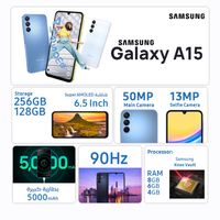 سامسونگ Galaxy A15 5G ۱۲۸/۶گیگابایت|موبایل|تهران, نصرت|دیوار