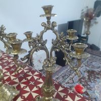 دوعدد شمعدان برنجی برنزی ۴۵سانت اصل قدیمی|صنایع دستی و سایر لوازم تزئینی|تهران, آبشار|دیوار