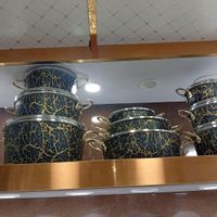 سرویس قابلمه چدن گرانیت ۱۵پارچه کوشا|ظروف پخت‌وپز|تهران, شوش|دیوار