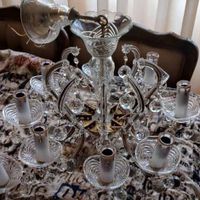جفت لوستر ۸ شاخه ماریا ترزا قدیمی تمام کریستال|لوستر و چراغ آویز|تهران, پیروزی|دیوار