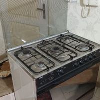 اجاق گاز استیل ۵ شعله فر دار|اجاق گاز و لوازم برقی پخت‌وپز|تهران, شهرک ولیعصر|دیوار