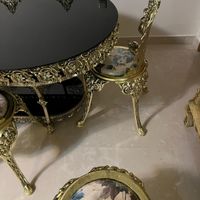 میز ناهار خوری از جنس آلیاژ آلومنیوم آبکاری برنز|میز و صندلی غذاخوری|تهران, تجریش|دیوار