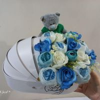 باکس گهواره ای  نوزاد گل مصنوعی هدیه قدم نورسیده|گل مصنوعی|مشهد, طبرسی شمالی|دیوار