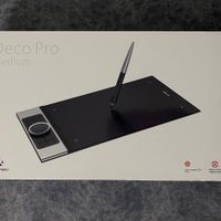 قلم نوری xp-pen deco pro medium|قطعات و لوازم جانبی رایانه|فلاورجان, |دیوار