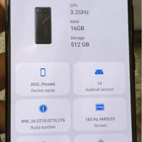 گوشی ایسوس راگ فون 6 Asus Rog Phone|موبایل|تهران, توحید|دیوار