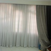 پرده همراه با دستک|پرده، رانر، رومیزی|مشهد, شهید مطهری شمالی|دیوار