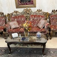 مبلمان چوبی طرح فرشته دست ساز با میز نهارخوری|مبلمان خانگی و میز عسلی|تهران, امیرآباد|دیوار