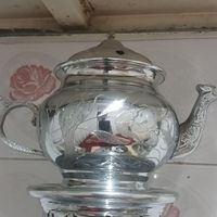 یک عدد سماور استیل درجه یک با طرح های بر جسته|سماور، چای‌ساز، قهوه‌ساز|مشهد, آزادشهر|دیوار