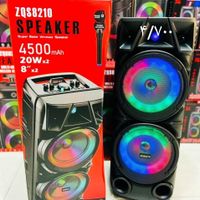 اسپیکر zqs 8210 با میکروفون|سیستم صوتی خانگی|اراک, |دیوار