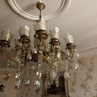 یک جفت لوستر برنز اصل ۱۰ شاخه|لوستر و چراغ آویز|تهران, خلیج فارس|دیوار