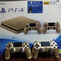 دستگاه ps4 باندل طلایی ورژن ۹ کپی خور ۱ ترا|کنسول، بازی ویدئویی و آنلاین|تهران, بریانک|دیوار