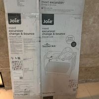 تخت پارک جویی+نینی لای لای و تعویض Joie Excursion|تخت و صندلی بچه|تهران, ولنجک|دیوار